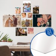 Photopanneaux en aluminium brillant sublimable