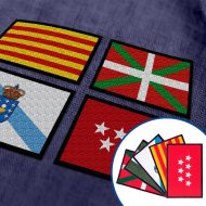 Parche bordado bandera - Autonomías de España