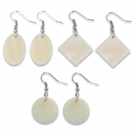 Pendientes de nácar sublimables