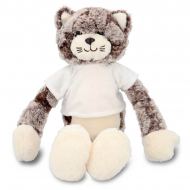 Plush Cat with Sublimatable T-shirt