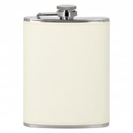 Sublimable Stainless Steel Hip Flasks Leatherette 