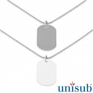 Sublimation Military Dog Tags & Accessories