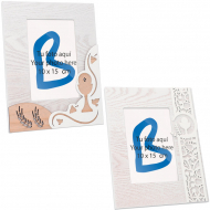 Distressed Wooden First Communion Photo Frames 