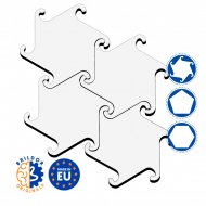 Sublimable MDF3 Wooden Puzzle Coasters