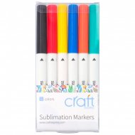 Ensemble de 6 marqueurs Craft Express pour sublimation