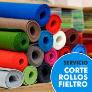 Servicio de corte para rollos de fieltro