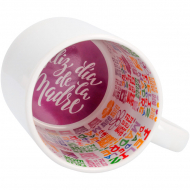 Sublimable Mug with Pre-printed Interior "Día de la Madre"