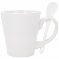 Sublimation Conical Mug with Spoon
