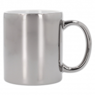 Taza de cerámica para grabado láser efecto metalizado