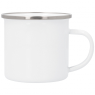 Taza enamel blanca para sublimación 