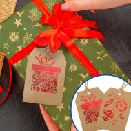 Tarjetas de Navidad para colgar