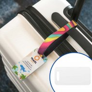 Sublimation Plastic Luggage Card 4,5x9