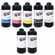 Tintas UV, barniz y limpiador para impresoras UV Imprimo