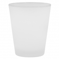 Vaso de chupito para sublimación de cristal esmerilado