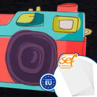 Sublimation Heat Transfer Vinyl - SubliFlock FiberPlus from Sef Laval