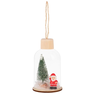 Décorations de Noël bouteille en verre à graver