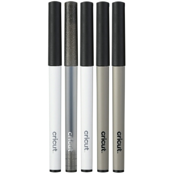 Set de 5 bolígrafos y rotuladores negros Cricut