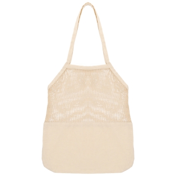 Sac filet en coton avec anses longues