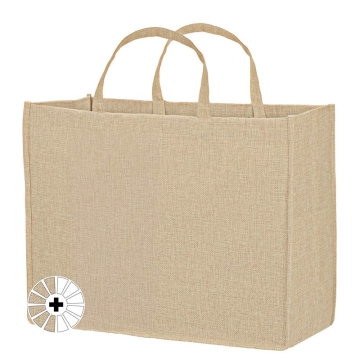 Sacs tote en lin sublimable avec soufflet