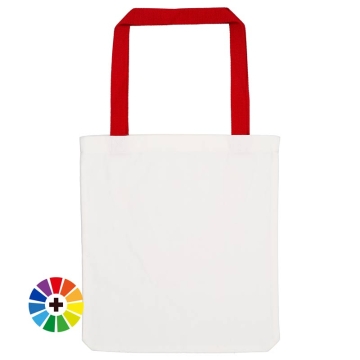 Bolsas tote tela canvas sublimable asas colores