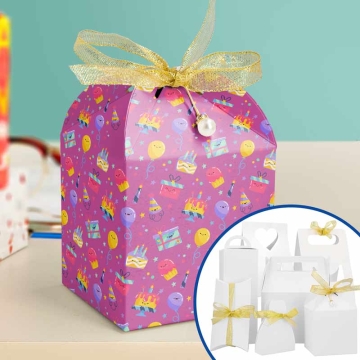 Boîtes cadeau en carton sublimable