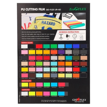Farbkarte Textilfolie Br-Flex