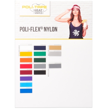 Carta de colores para vinilos Poli-Flex Nylon de Poli-Tape