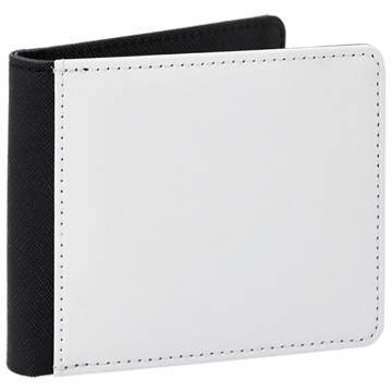 Sublimatable Wallet Coin Pouch Man Leatherette Black 10x12