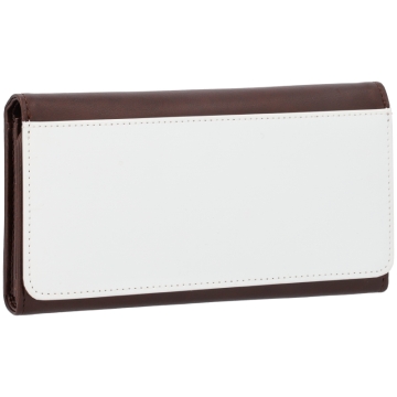 Cartera monedero polipiel marrón 10x19 sublimable