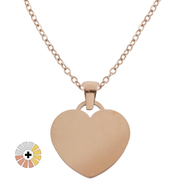 Heart Necklaces for Engraving