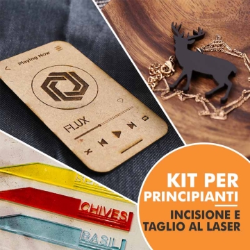 Kit per principianti al taglio e incisione laser - Pack Experience
