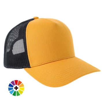 Casquettes trucker bicolore en coton – Rapper Cotton