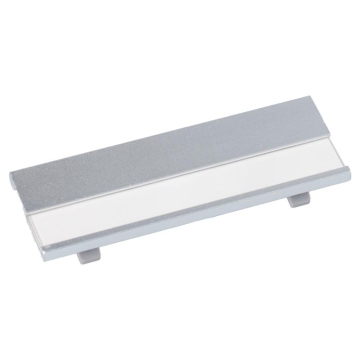 Targhette in alluminio con spilla e clip