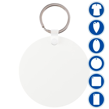 Portachiavi in plastica FRP sublimabile