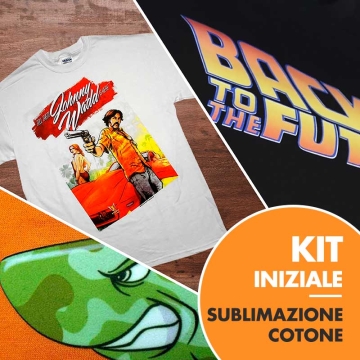 Kit iniziale per sublimazione su cotone A4