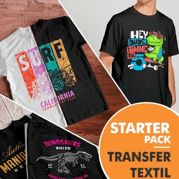 Laser Transfer Paper Starter Pack for Textiles