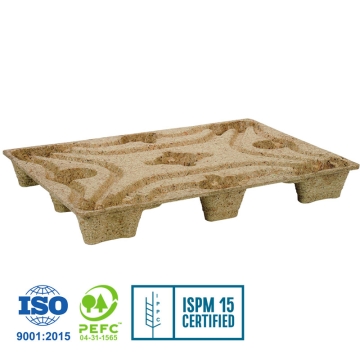 Palettes en bois pressé