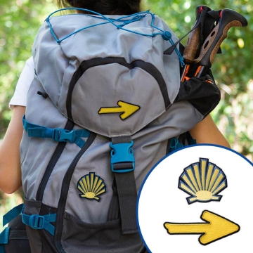 Parches bordados termoadhesivos - Camino de Santiago