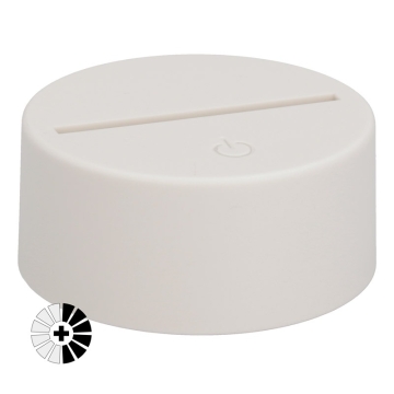 Basi in plastica con luce LED multicolore