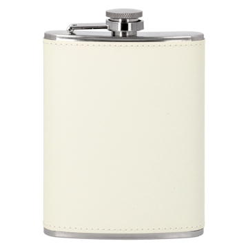Flasques acier inoxydable sublimables avec simili cuir