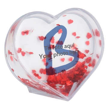 Heart Photo Frame & Hearts
