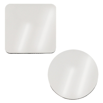 Sous-verres carton sublimable avec base caoutchouc