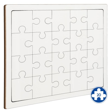 Puzzles mit Rahmen aus sublimierbarem MDF DM3 und Basis