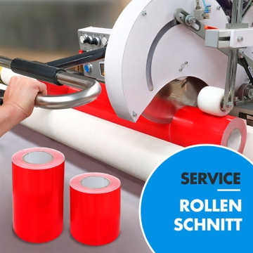 Zuschnittservice für ganze Rollen