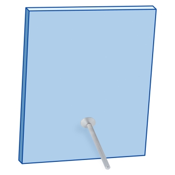 Pie de aluminio de sobremesa para fotopanel