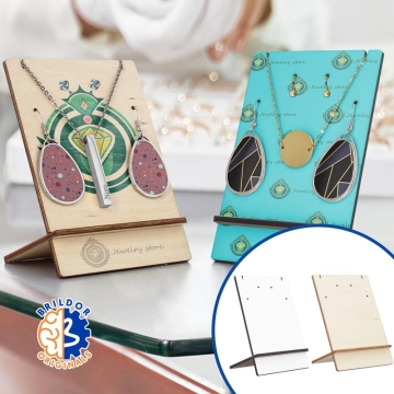 Sublimierbare Schmuckhalter aus Holz