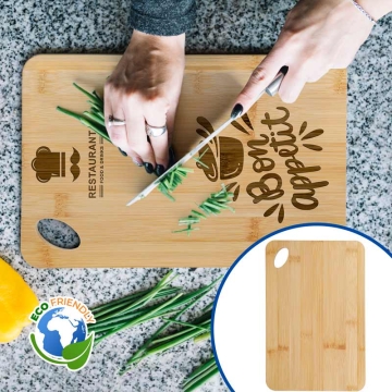 Tablas de cortar de bambú para grabado