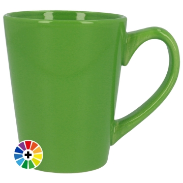 Konische Keramiktassen in Farben