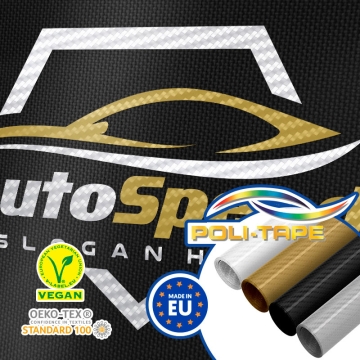 Carbon Effect Textile Vinyl - Poli-Flex Image Carbon by Poli-Tape