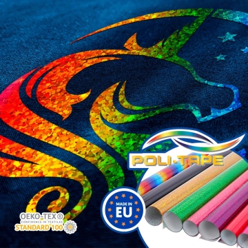 Vinilo textil holográfico - Poli-Flex Image Starflex de Poli-Tape